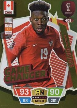 Alphonso Davies Canada Panini Adrenalyn XL World Cup 2022 Game Changer #409