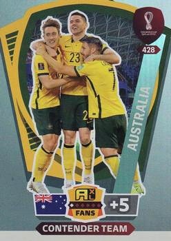 Contender Team Australia Panini Adrenalyn XL World Cup 2022 Contender Team #428