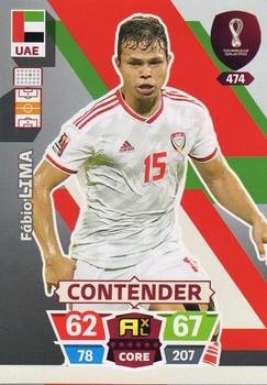 Fabio Lima United Arab Emirates Panini Adrenalyn XL World Cup 2022 Contender #474