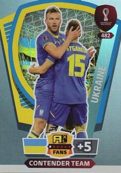 Contender Team Ukraine Panini Adrenalyn XL World Cup 2022 Contender Team #482