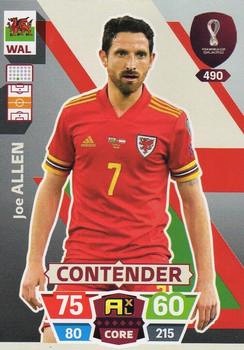Joe Allen Wales Panini Adrenalyn XL World Cup 2022 Contender #490