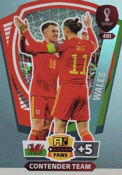 Contender Team Wales Panini Adrenalyn XL World Cup 2022 Contender Team #491