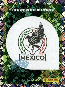 Emblem Mexico samolepka Panini World Cup 2026 #MEX1