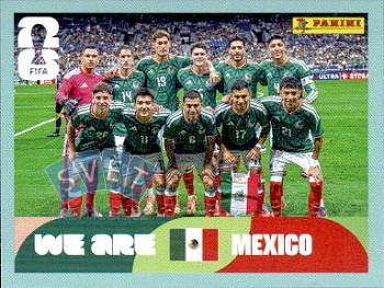 Team Photo Mexico samolepka Panini World Cup 2026 #MEX13