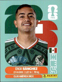 Erick Sanchez Mexico samolepka Panini World Cup 2026 #MEX14