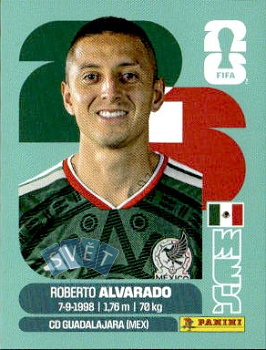 Roberto Alvarado Mexico samolepka Panini World Cup 2026 #MEX19