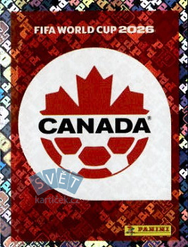 Emblem Canada samolepka Panini World Cup 2026 #CAN1