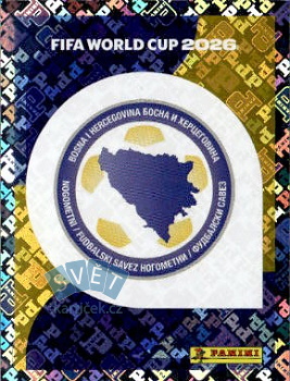 Emblem Bosnia and Herzegovina samolepka Panini World Cup 2026 #BIH1