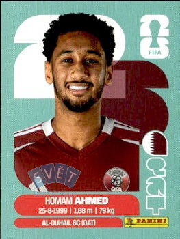 Homam Ahmed Qatar samolepka Panini World Cup 2026 #QAT5