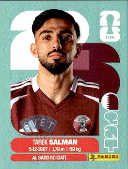 Tarek Salman Qatar samolepka Panini World Cup 2026 #QAT8