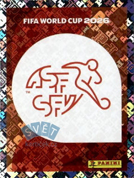 Emblem Switzerland samolepka Panini World Cup 2026 #SUI1