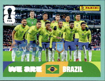 Team Photo Brazil samolepka Panini World Cup 2026 #BRA13
