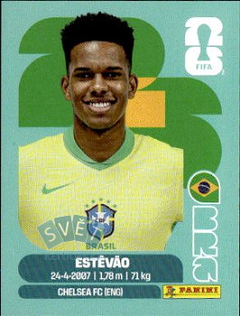 Estevao Brazil samolepka Panini World Cup 2026 #BRA20