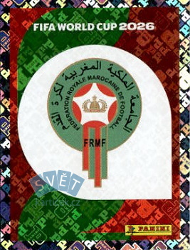 Emblem Morocco samolepka Panini World Cup 2026 #MAR1