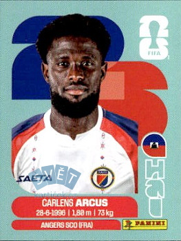 Carlens Arcus Haiti samolepka Panini World Cup 2026 #HAI3