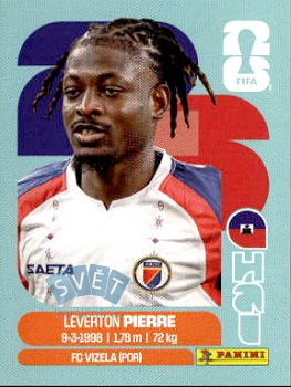 Leverton Pierre Haiti samolepka Panini World Cup 2026 #HAI10