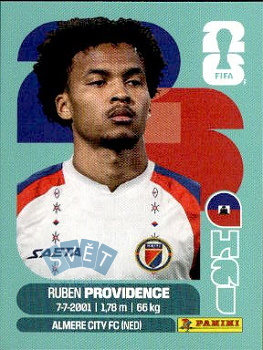 Ruben Providence Haiti samolepka Panini World Cup 2026 #HAI17