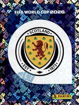 Emblem Scotland samolepka Panini World Cup 2026 #SCO1