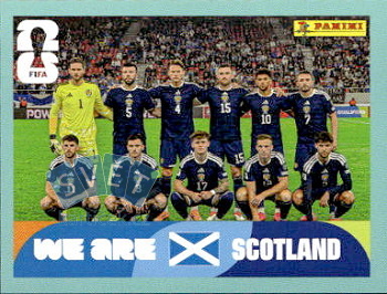 Team Photo Scotland samolepka Panini World Cup 2026 #SCO13