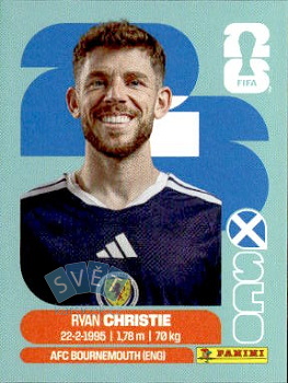 Ryan Christie Scotland samolepka Panini World Cup 2026 #SCO15