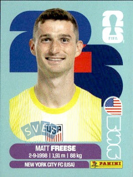 Matt Freese USA samolepka Panini World Cup 2026 #USA2