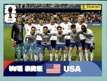Team Photo USA samolepka Panini World Cup 2026 #USA13