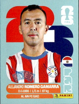 Alejandro Romero Gamarra Paraguay samolepka Panini World Cup 2026 #PAR16
