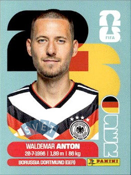 Waldemar Anton Germany samolepka Panini World Cup 2026 #GER7