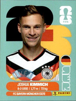 Joshua Kimmich Germany samolepka Panini World Cup 2026 #GER10