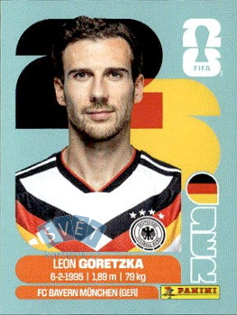 Leon Goretzka Germany samolepka Panini World Cup 2026 #GER14