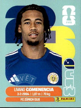Livano Comenencia Curacao samolepka Panini World Cup 2026 #CUW9