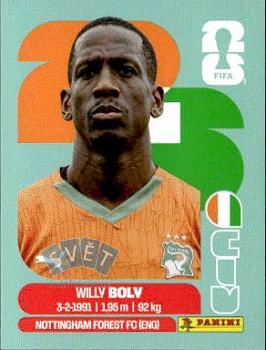 Willy Boly Cote D'Ivoire samolepka Panini World Cup 2026 #CIV7