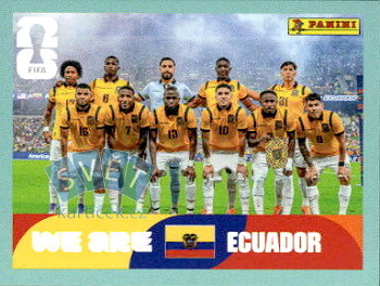 Team Photo Ecuador samolepka Panini World Cup 2026 #ECU13