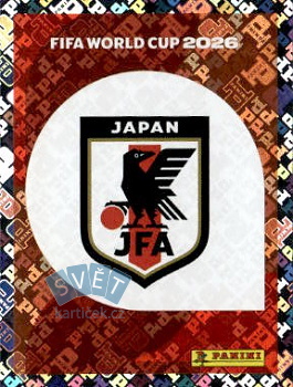 Emblem Japan samolepka Panini World Cup 2026 #JPN1