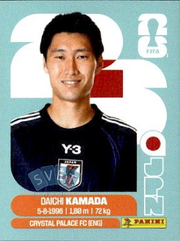 Daichi Kamada Japan samolepka Panini World Cup 2026 #JPN11