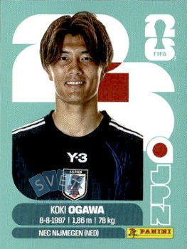 Koki Ogawa Japan samolepka Panini World Cup 2026 #JPN19