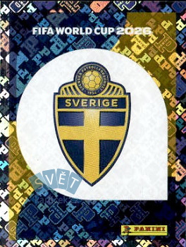Emblem Sweden samolepka Panini World Cup 2026 #SWE1