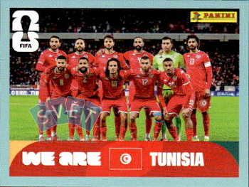 Team Photo Tunisia samolepka Panini World Cup 2026 #TUN13
