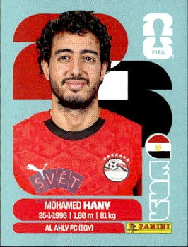 Mohamed Hany Egypt samolepka Panini World Cup 2026 #EGY3