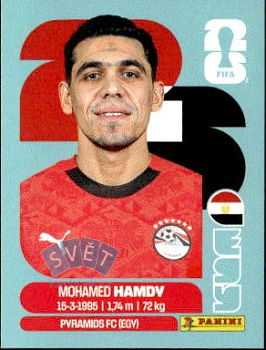 Mohamed Hamdy Egypt samolepka Panini World Cup 2026 #EGY4