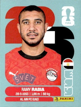 Ramy Rabia Egypt samolepka Panini World Cup 2026 #EGY7