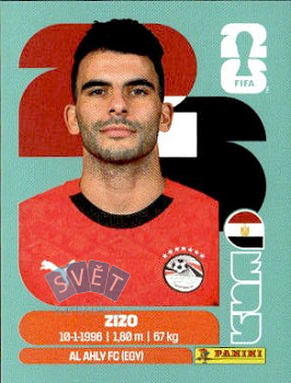 Zizo Egypt samolepka Panini World Cup 2026 #EGY11