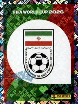 Emblem Iran samolepka Panini World Cup 2026 #IRN1
