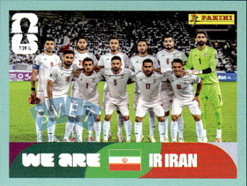 Team Photo Iran samolepka Panini World Cup 2026 #IRN13