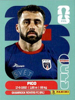Pico Cape Verde samolepka Panini World Cup 2026 #CPV4
