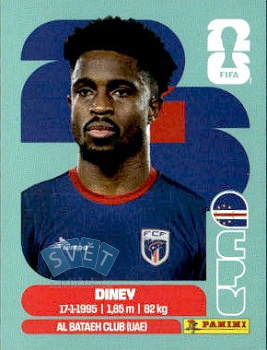 Diney Cape Verde samolepka Panini World Cup 2026 #CPV5