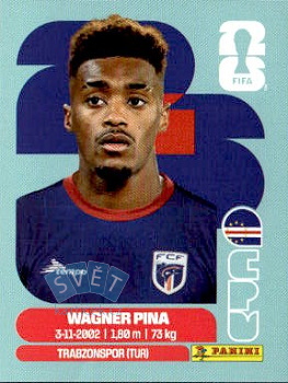 Wagner Pina Cape Verde samolepka Panini World Cup 2026 #CPV7