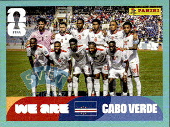 Team Photo Cape Verde samolepka Panini World Cup 2026 #CPV13