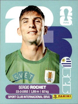 Sergio Rochet Uruguay samolepka Panini World Cup 2026 #URU2