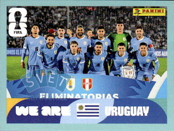 Team Photo Uruguay samolepka Panini World Cup 2026 #URU13